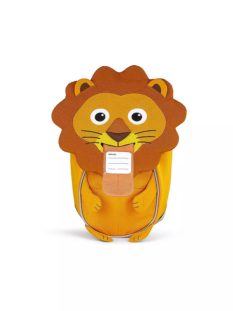 AFFENZAHN Kinder Rucksack Kleiner Freund - Löwe orange