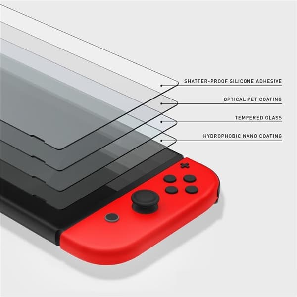 Skjermbeskyttelse til Nintendo Switch - Glass Screen Pro +