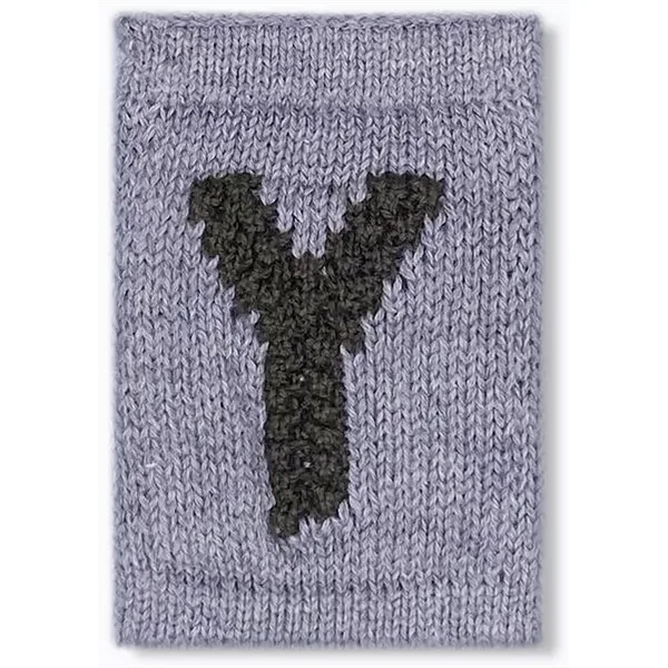 Strikket Bogstav Blue - Smallstuff → Luksusbaby.dk