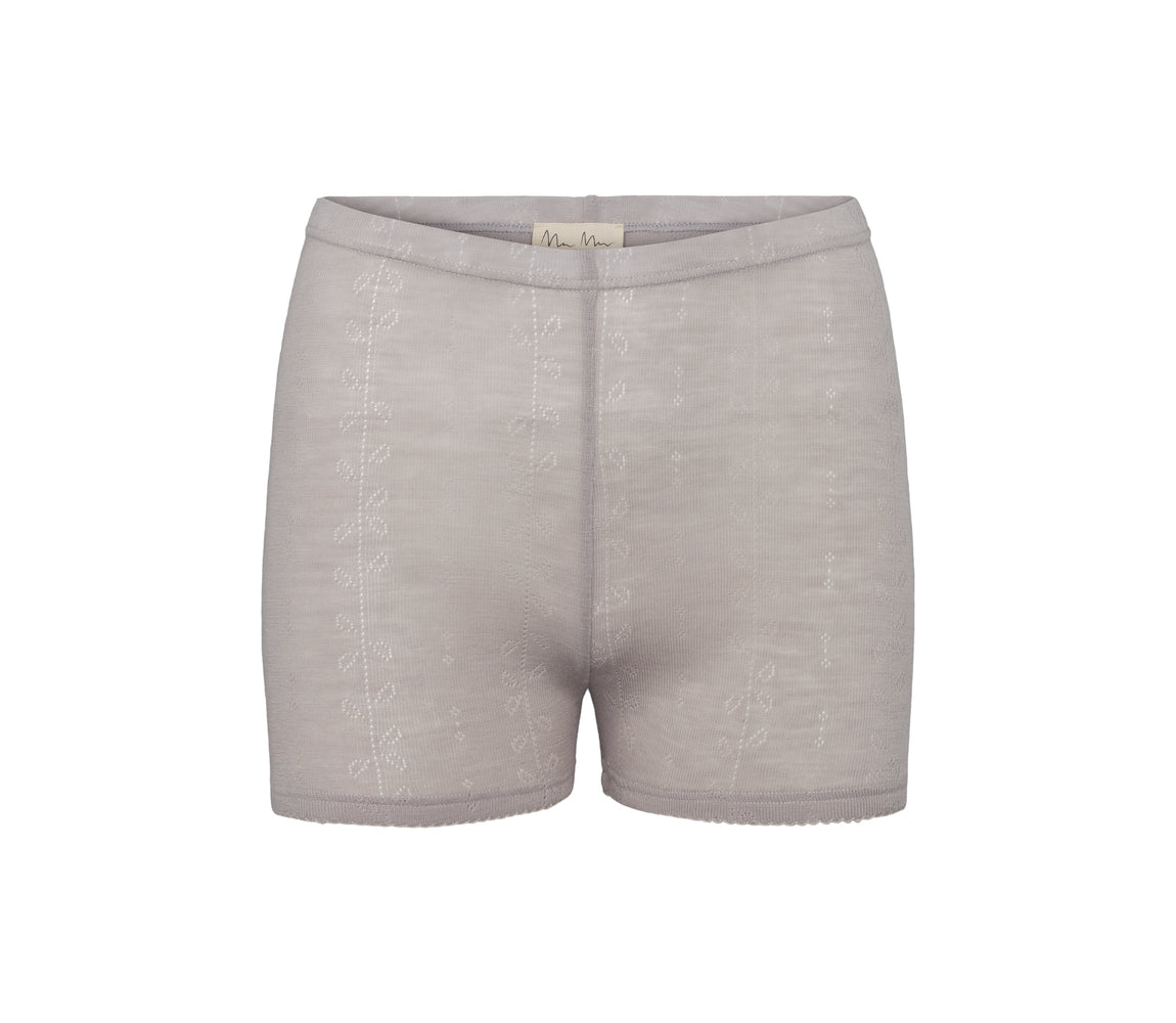 Poe W, Uld Pointelle Underbukser - Soft Dove