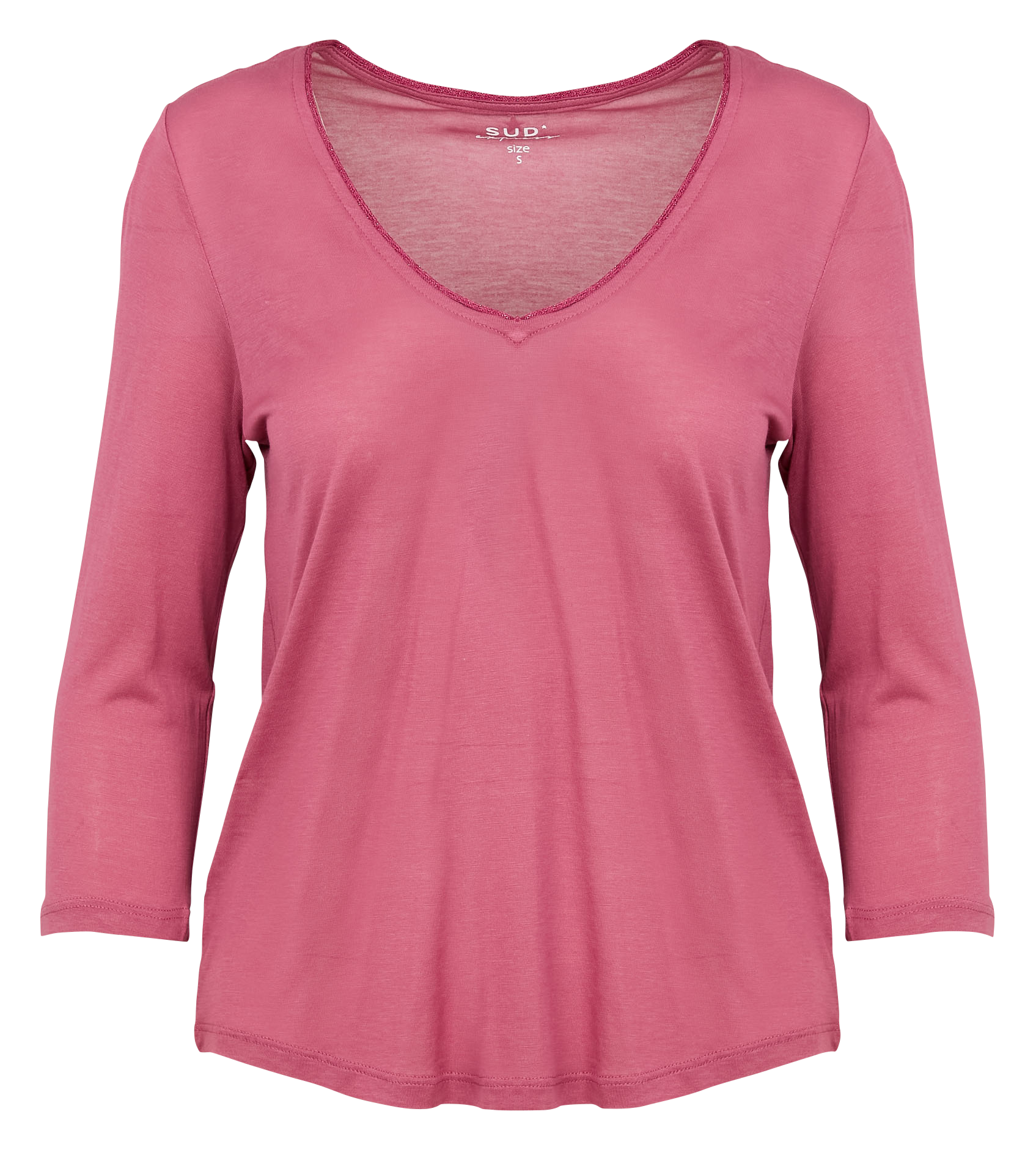 TASSIANE - Tee-shirt droit manches 3/4 | Rouge