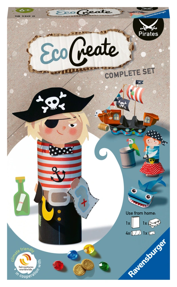 Ravensburger EcoCreate 18130 - Pirates - Kinder ab 6 Jahren