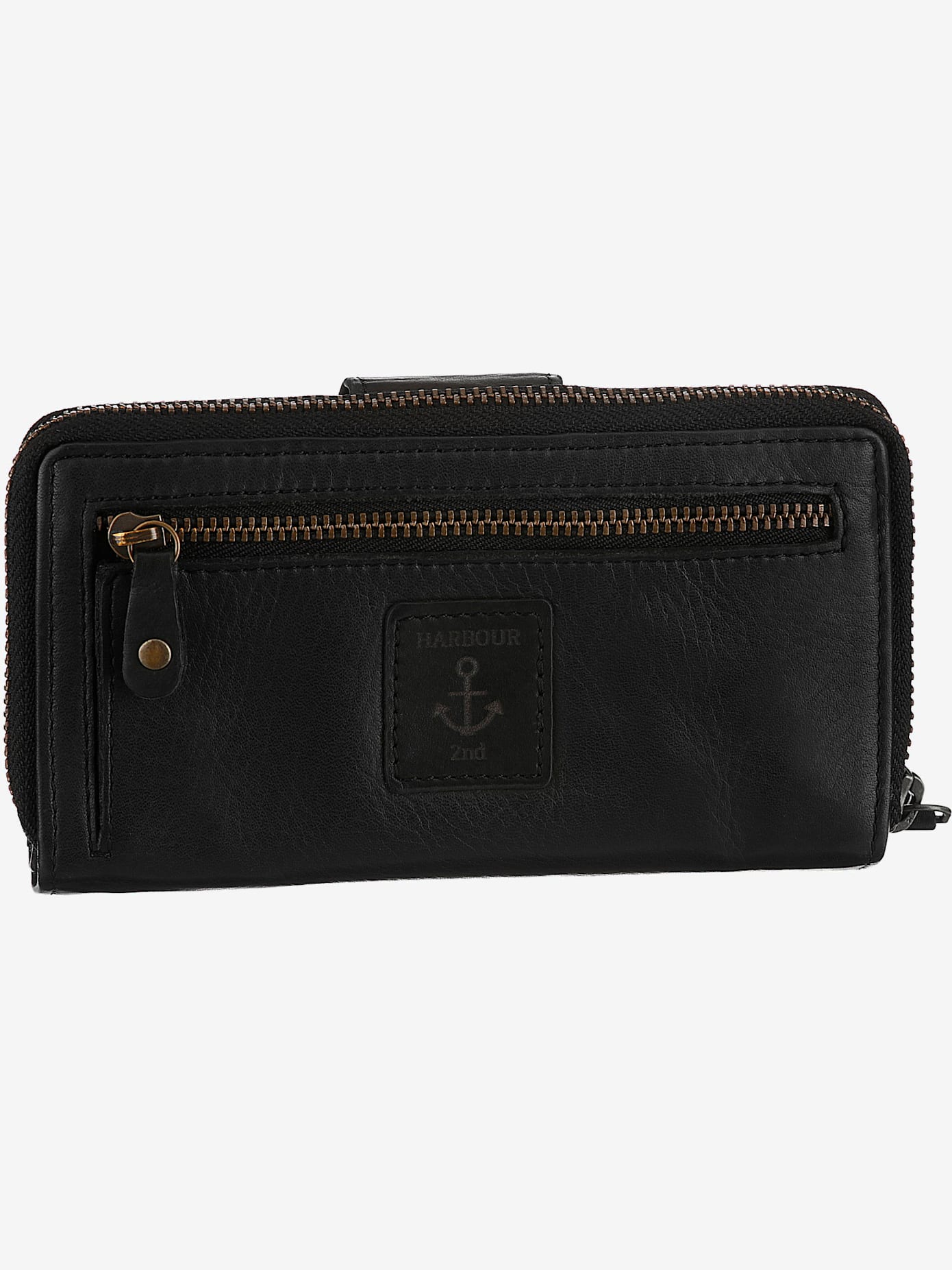 Porte-monnaie en cuir délavé