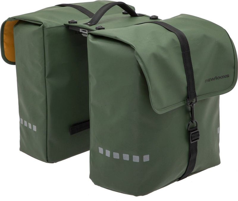 New Looxs Odense Dubbele Fietstas MIK - 39 Liter - Groen