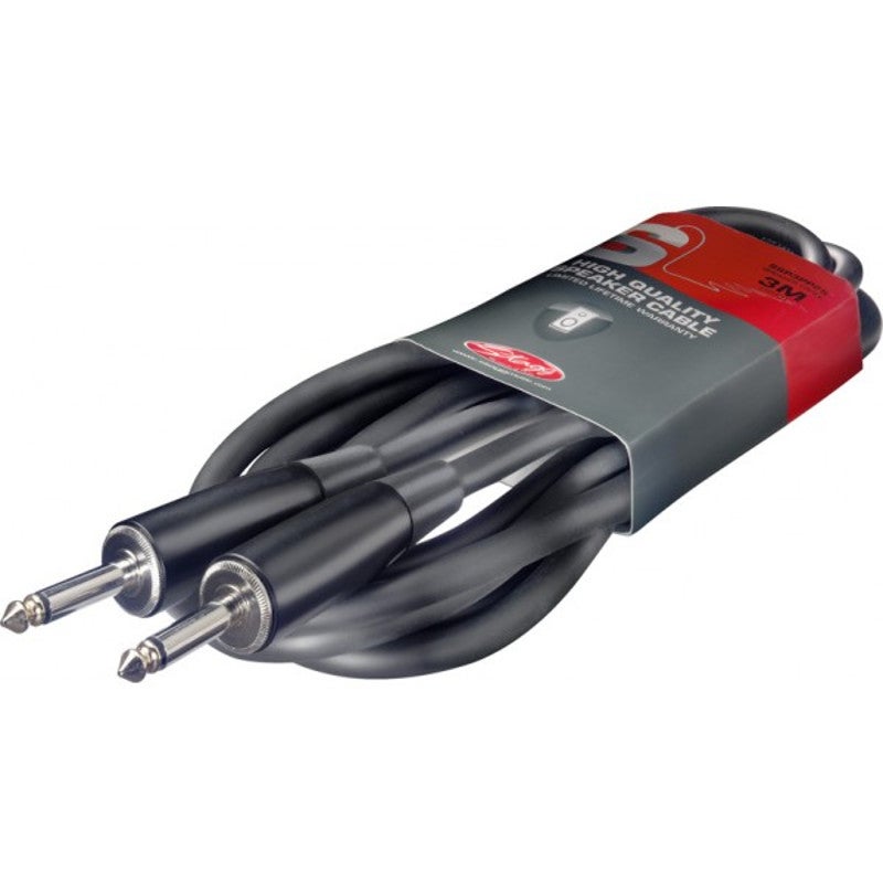 Stagg SSP6PP15 speakerkabel 1.5 mm2 jack - jack 6 meter