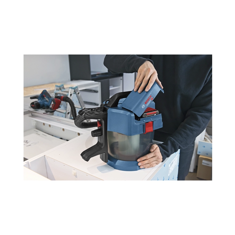 Bosch Akku-Staubsauger GAS 18V-10 L + PC 18V 4.0 Ah + GAL 0.615.A50.07V