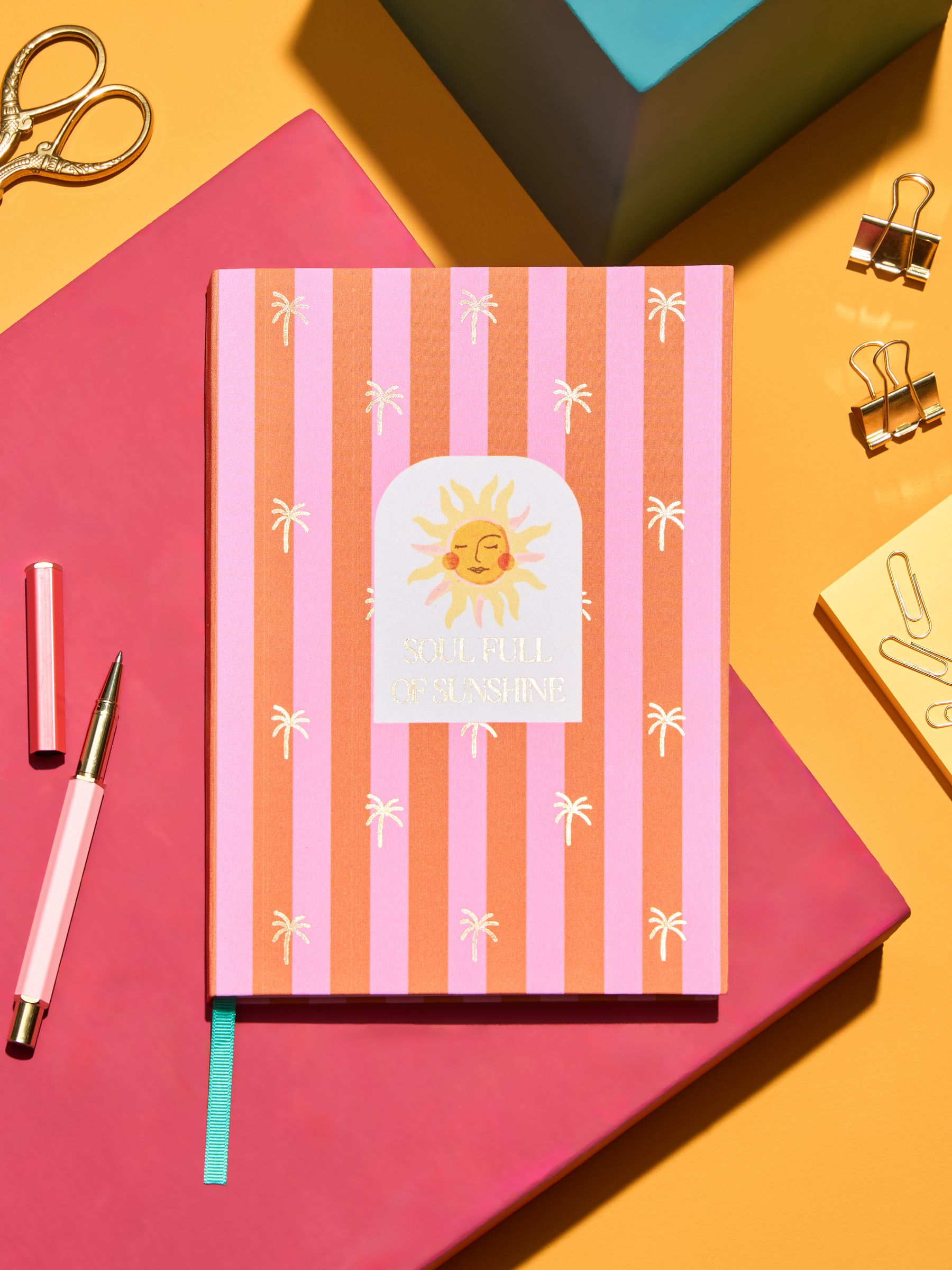 Mediterranean Print A5 Lined Notebook
