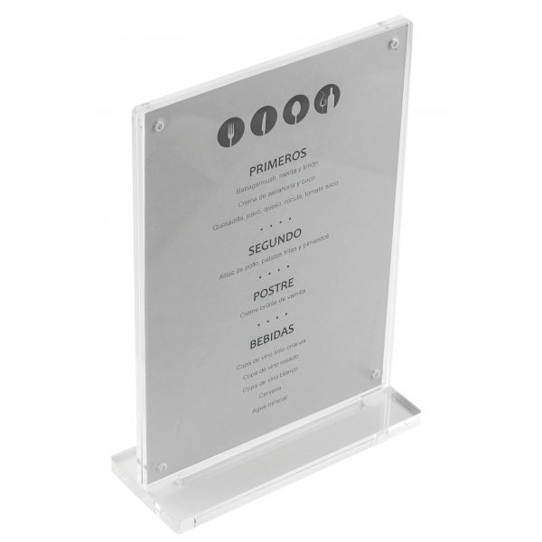 Utilnox Porta Menu A4 Acrílico - 39407