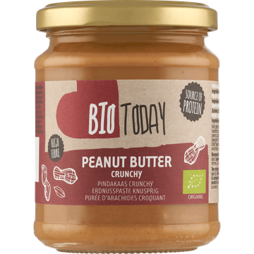 BioToday Pindakaas Crunchy 250 g
