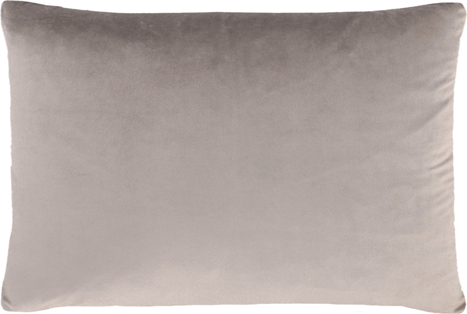 Sierkussen Velour grijs 50 x 30 x 10 cm