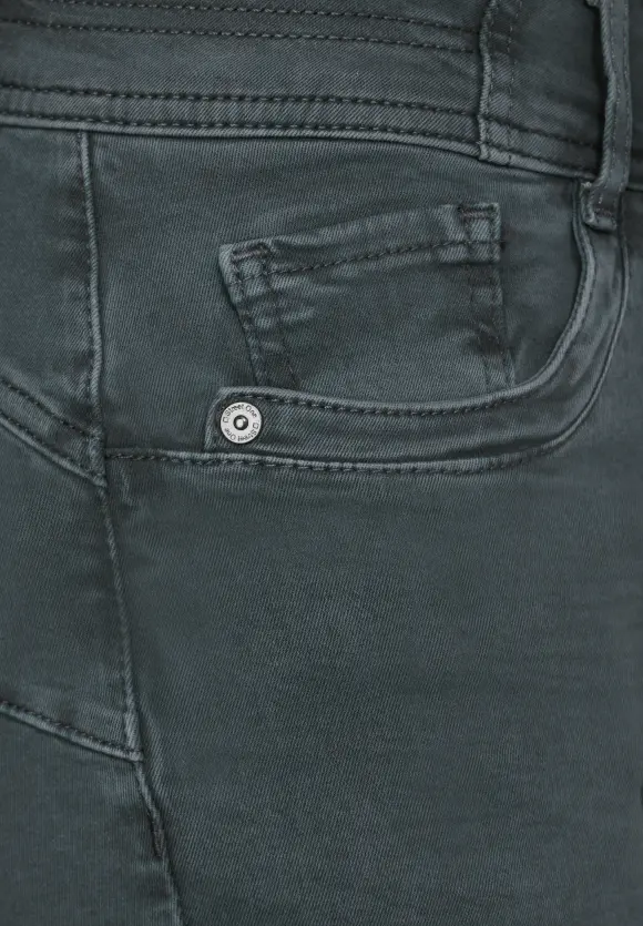 Free to move Jeans - dull green washed