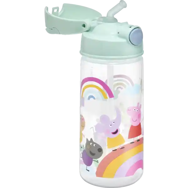 Kinder-Trinkhalmflasche 540 ml Peppa Pig