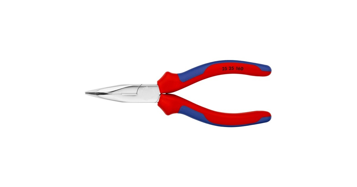 KNIPEXRadiotang 2525160 grijptang  (Rood/blauw)