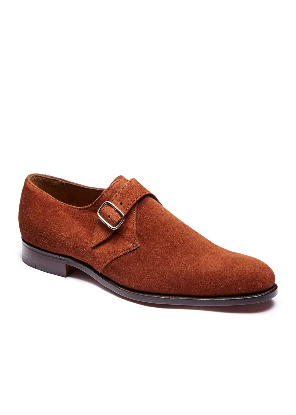 BOUCLE AMBROSE VEAU VELOURS MARRON