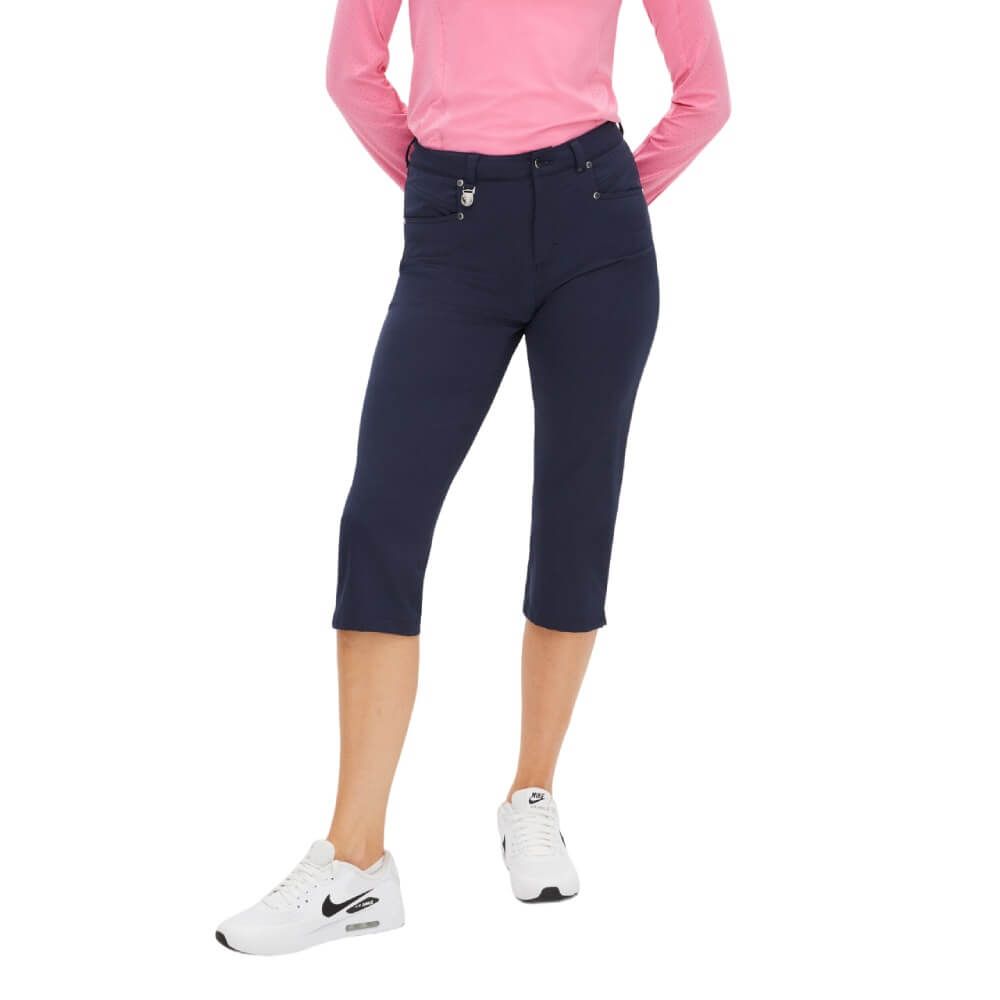Chie Capri Bukser Dame Navy