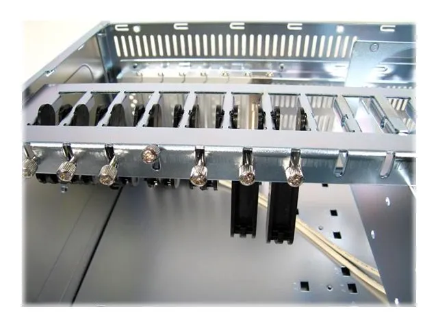 Chieftec UNC-410S-B - Rack-monterbar 4U - ATX - ingen strømforsyning - sort - USB