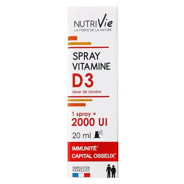 Nutrivie Vitamine D3 2000 UI Spray 20ml