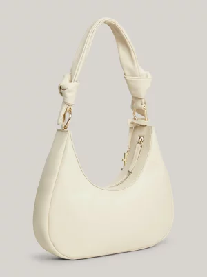 Bolsa Hobo TH Monogram em Couro