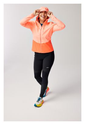Veste imperméable Brooks High Point 2 Corail/Rouge Femme