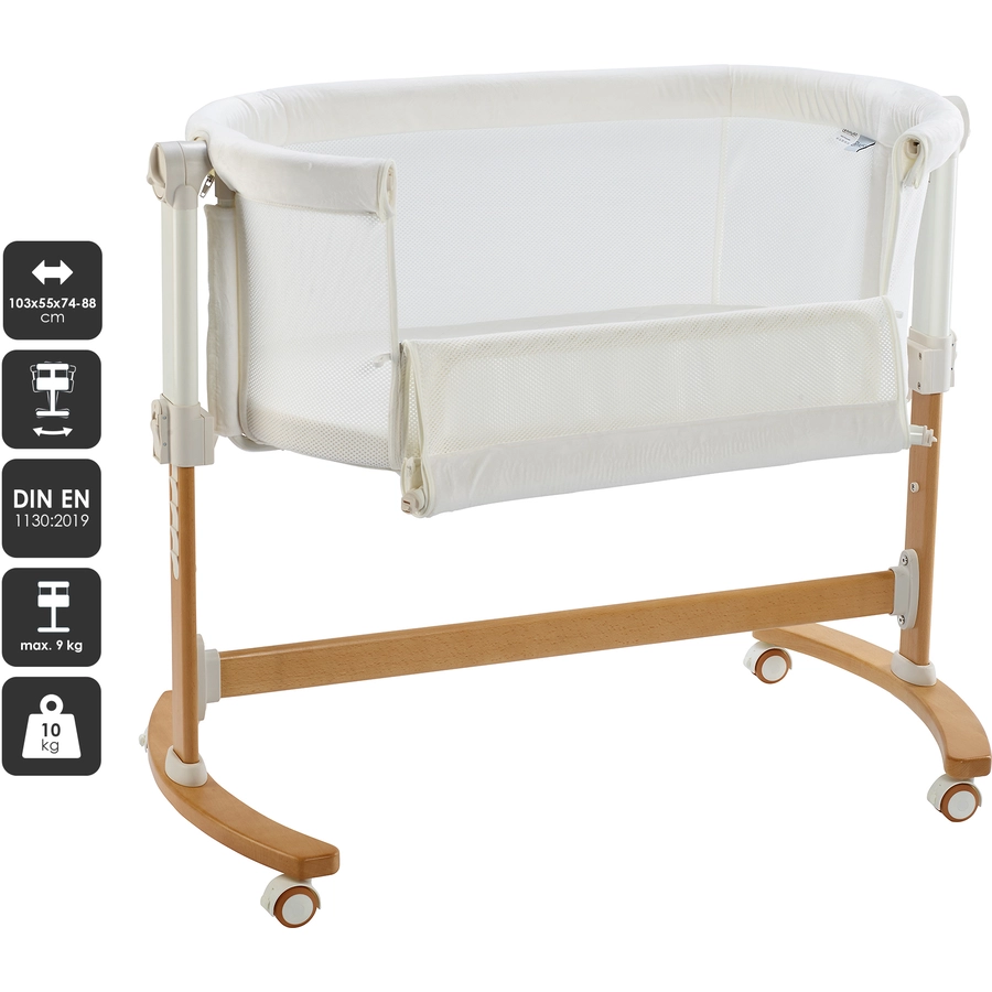 babyGO Beistellbett Amila creme