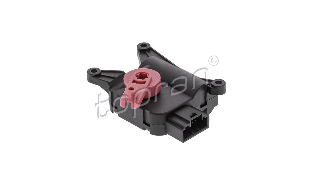 Servomotor, klap