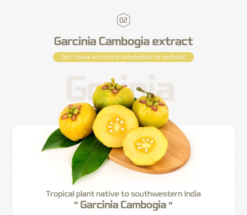 CALOBYE - Groene thee catechine + garcinia dubbel gesneden