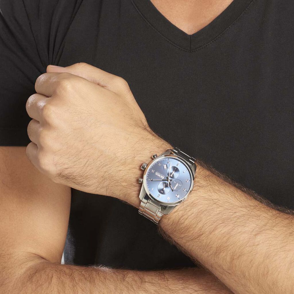 Montre Boss Skymaster Bleu