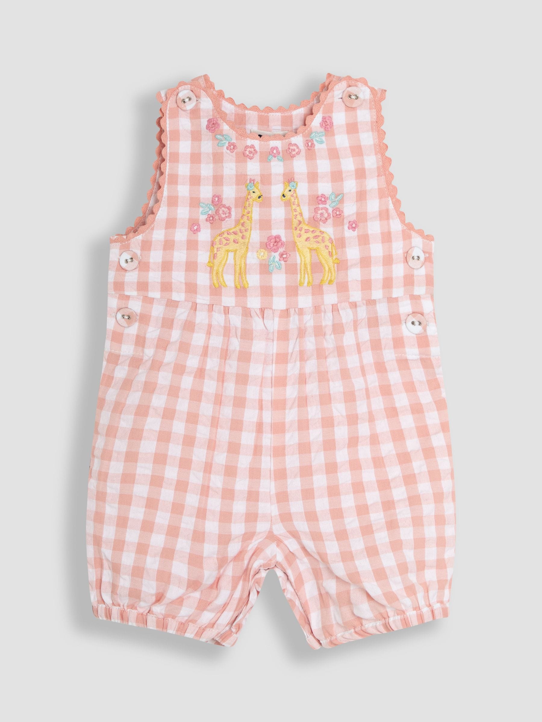 JoJo Maman Bébé tuinbroek met applicatie