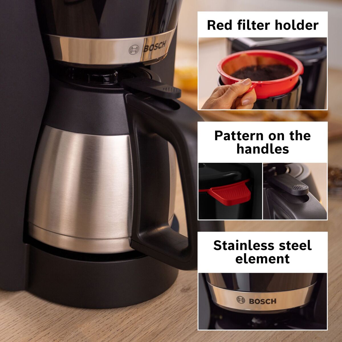 MyMoment kaffetrakter med termokanne, svart