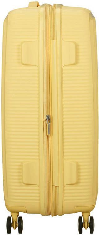 American Tourister - Soundbox Spinner - Koffer - Pastel Geel - Hardcase - Expandable