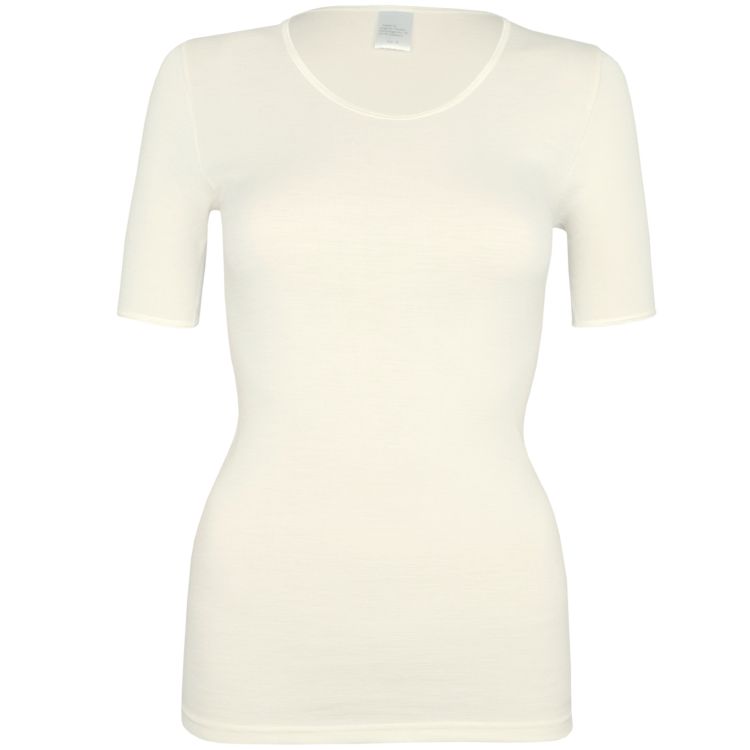 wobera NATUR Damenunterhemd 1/2 Arm 100% Seide