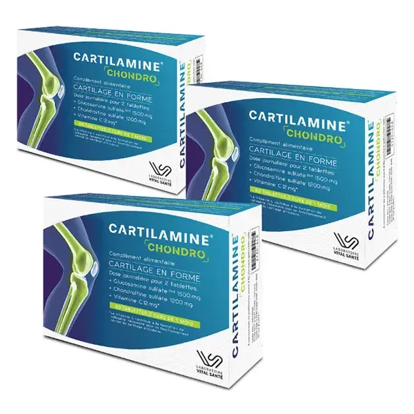 Cartilamine Chondro - Suprimento para 3 meses (180 comprimidos)