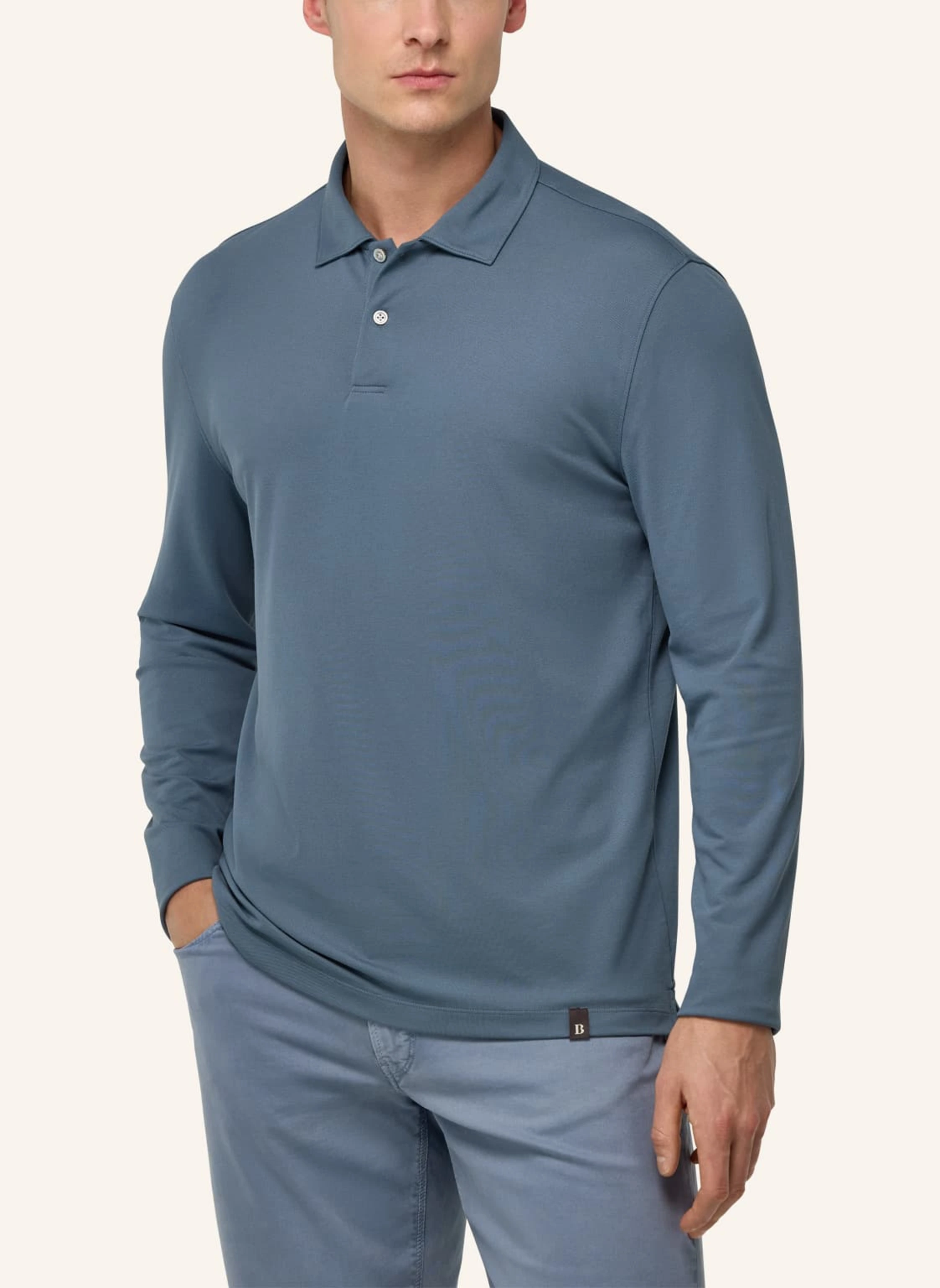 BOGGI MILANO Piqué-Poloshirt
