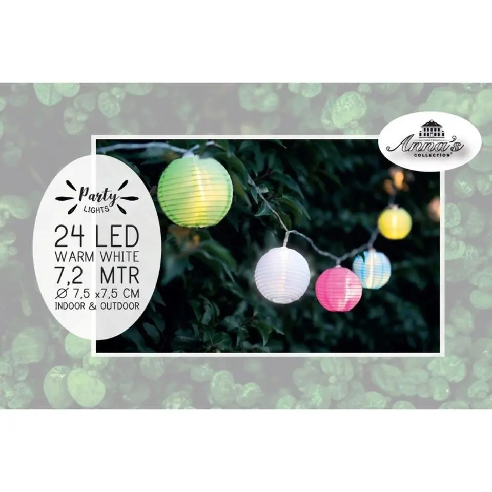 Anna's Collection Lichtsnoer - tuinverlichting - solar - 720 cm