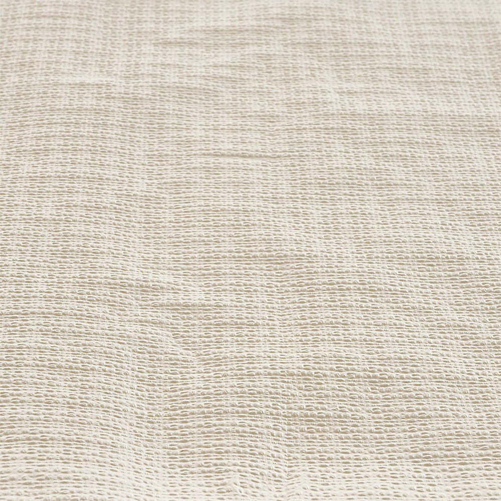 Nappe gauffrée blanc lin en papier 20 m