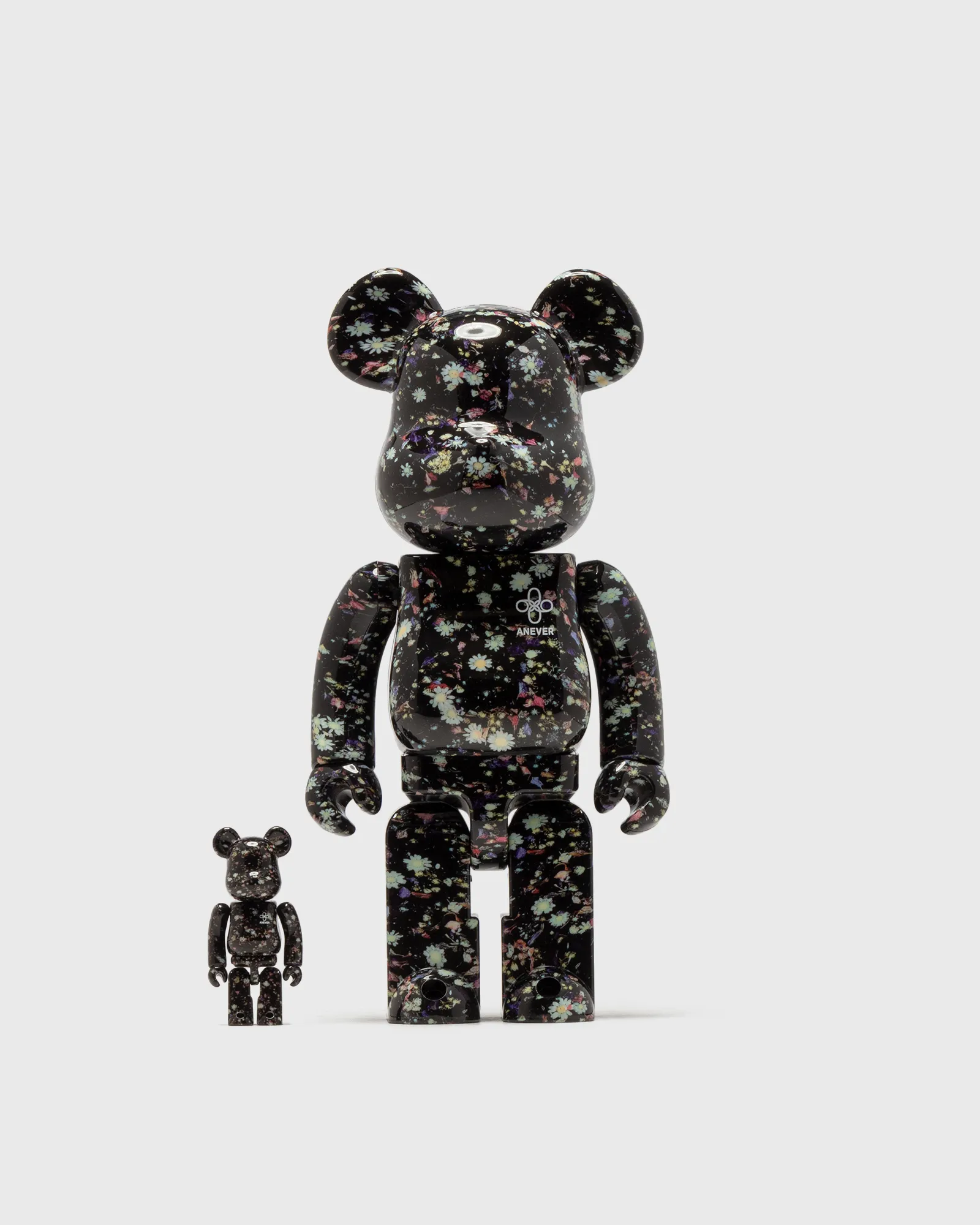 MEDICOM BEARBRICK 400% ANEVER BLACK 2-PACK