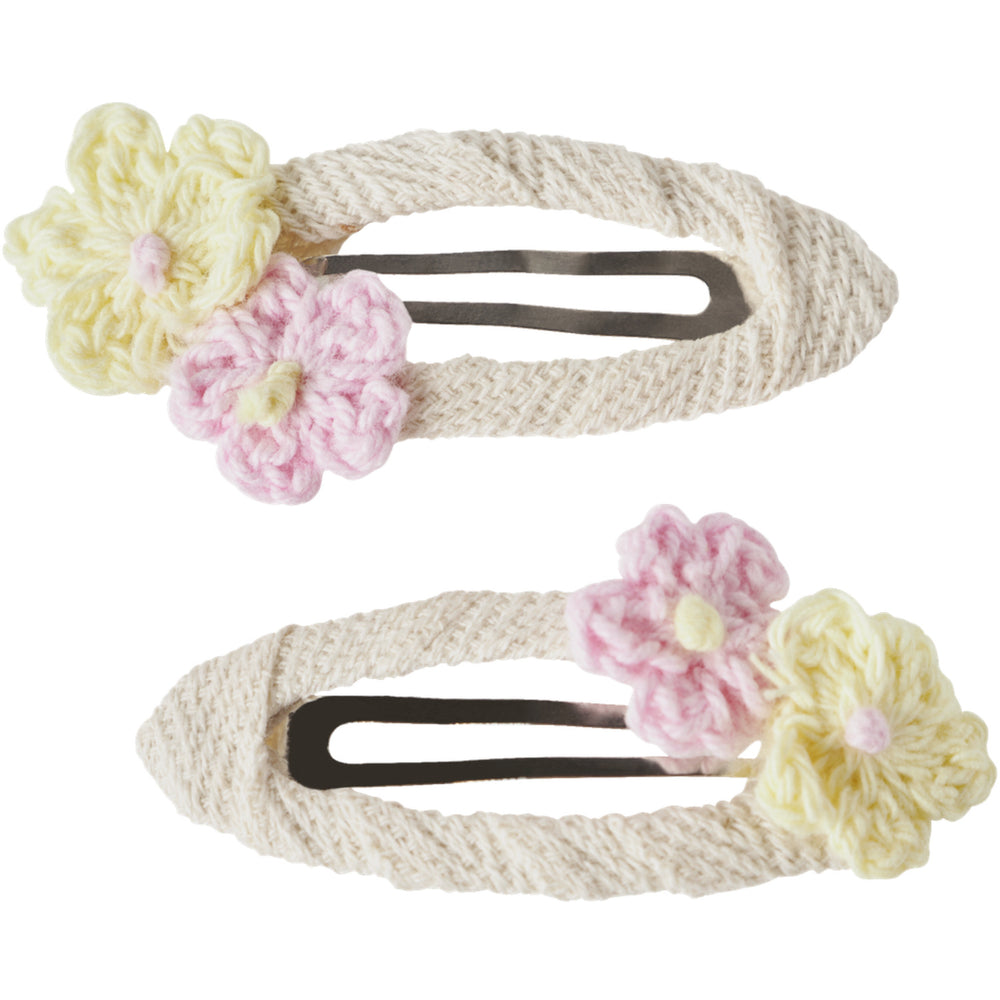 Køb Name It Double Cream Nmfjoflower 2P Hairclip