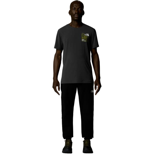 T-shirt trail THE NORTH FACE LIGHTNING S/S TEE ANTHRACITE GREY