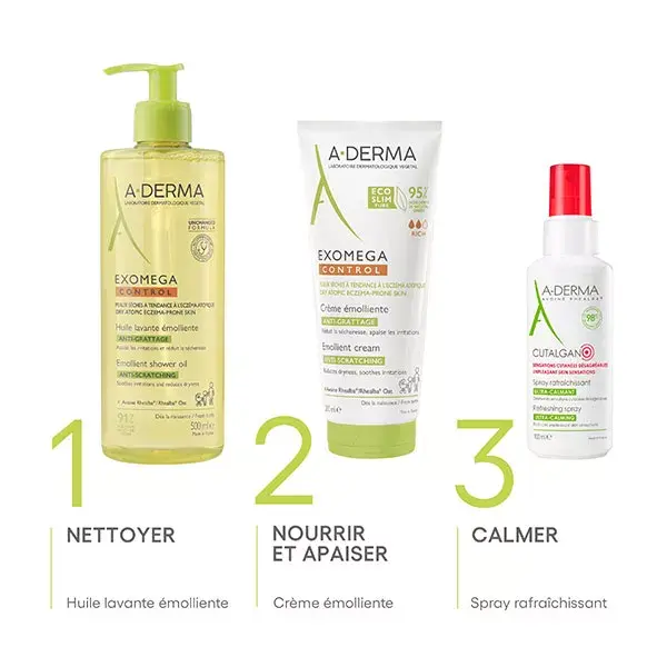 Óleo de Limpeza Emoliente Anti-Arranhão A-Derma Exomega Control 750ml