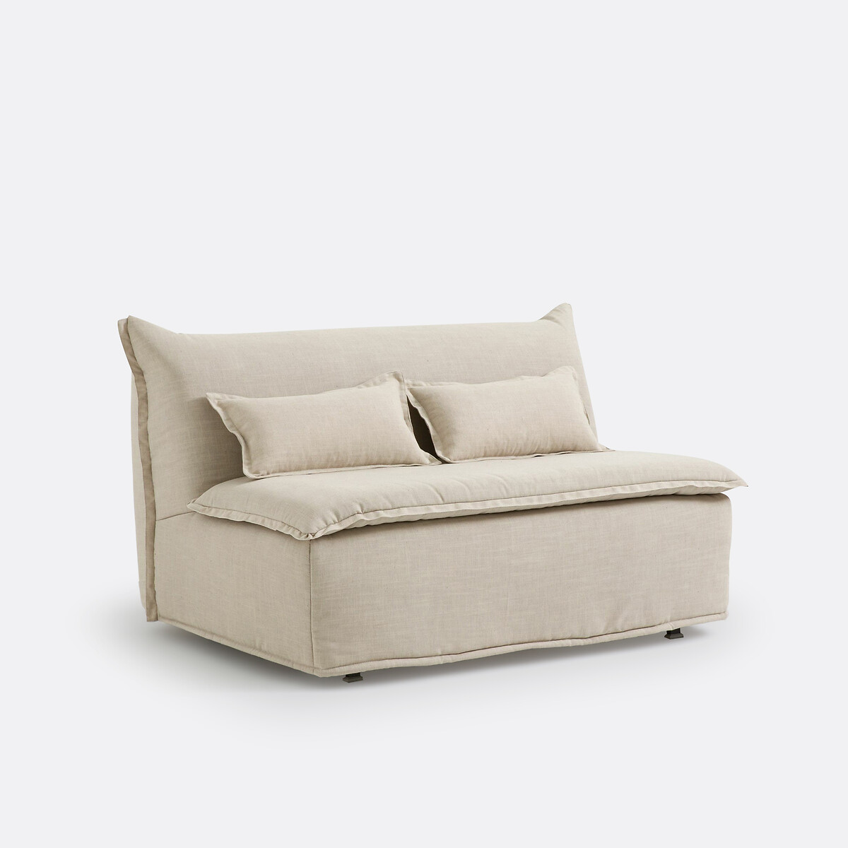 LA REDOUTE INTERIEURS<br>Sofá BZ em mistura de poliéster, espuma 10 cm, Olona