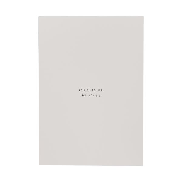 Ikpakjein Poster A4 - De Liefste Oma, dat Ben Jij