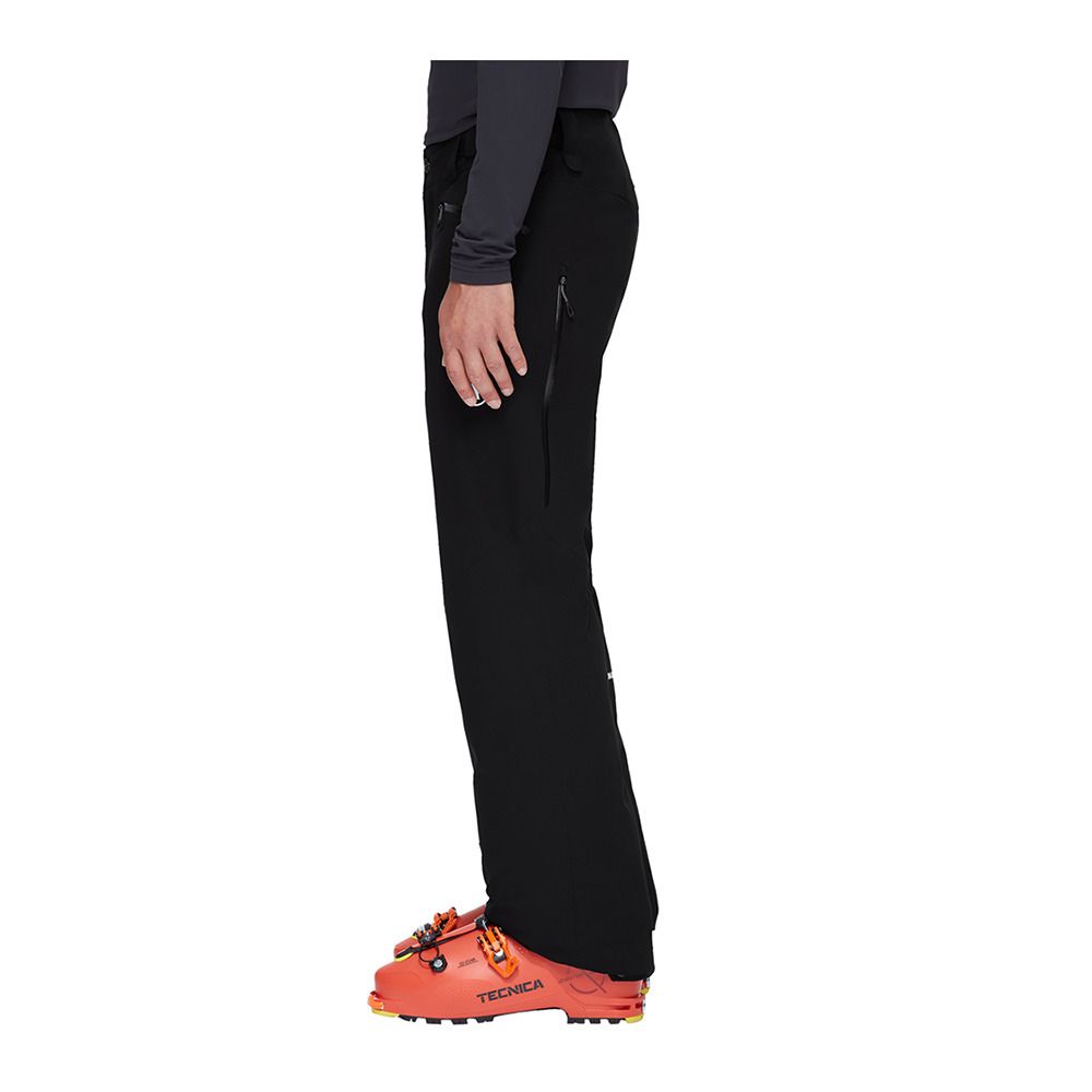 Mammut STONEY HS THERMO - Pantalon ski Homme black/white