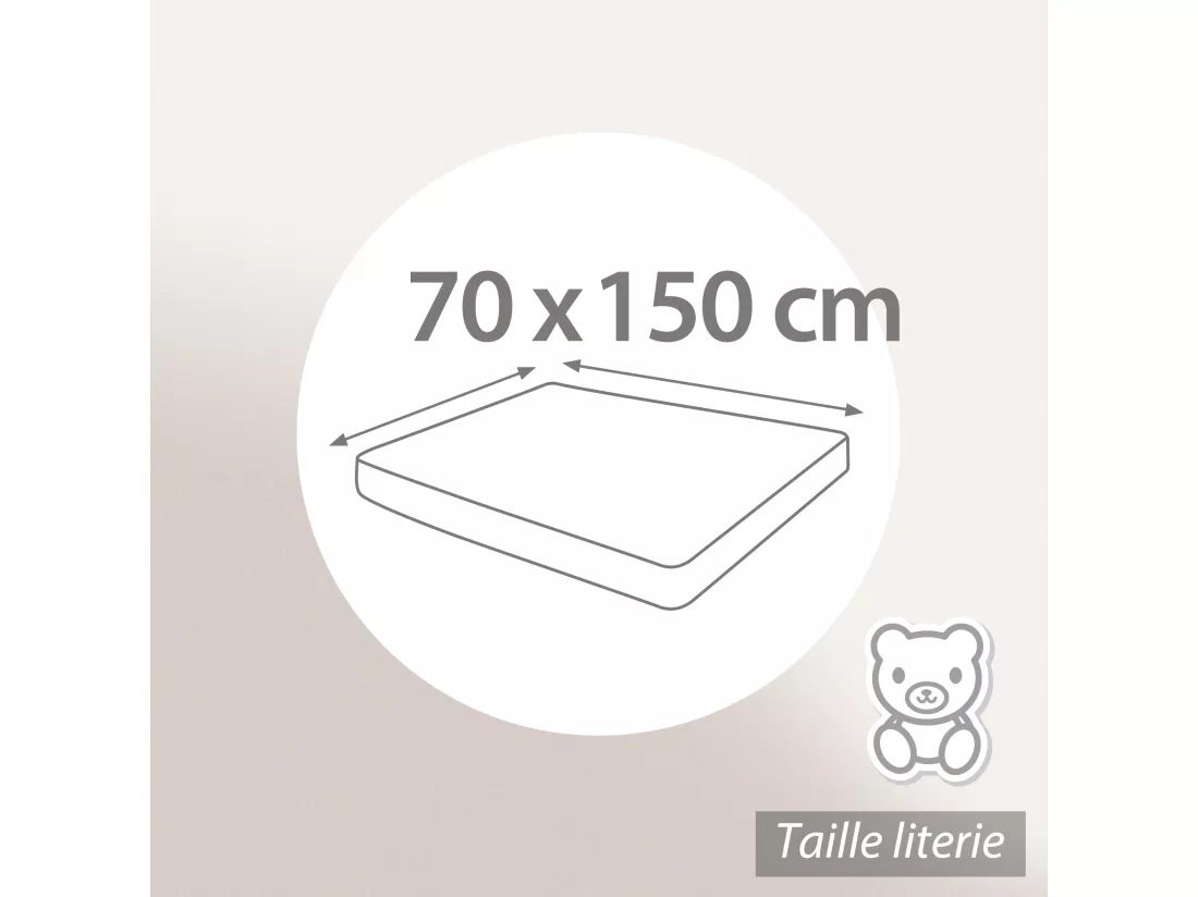 Protège matelas imperméable 70x150 cm Antony