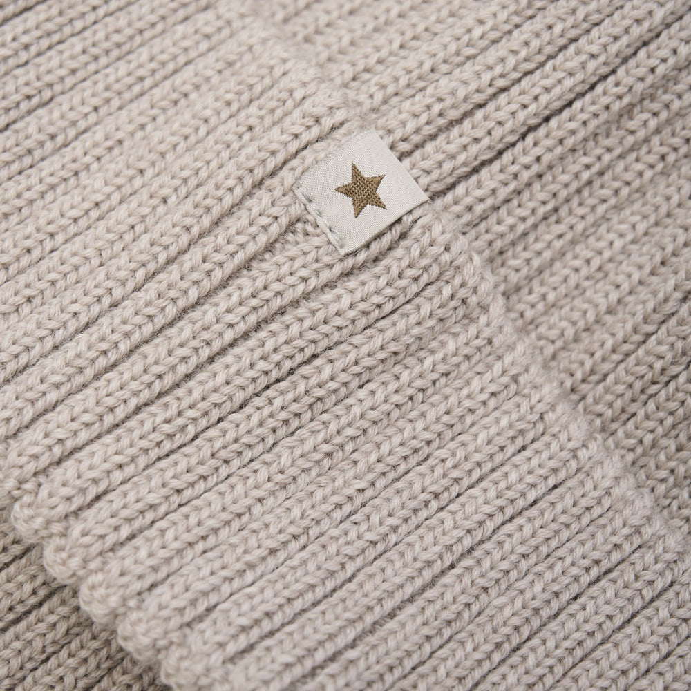 Køb Huttelihut Camel Melange Beanie Uld Strik