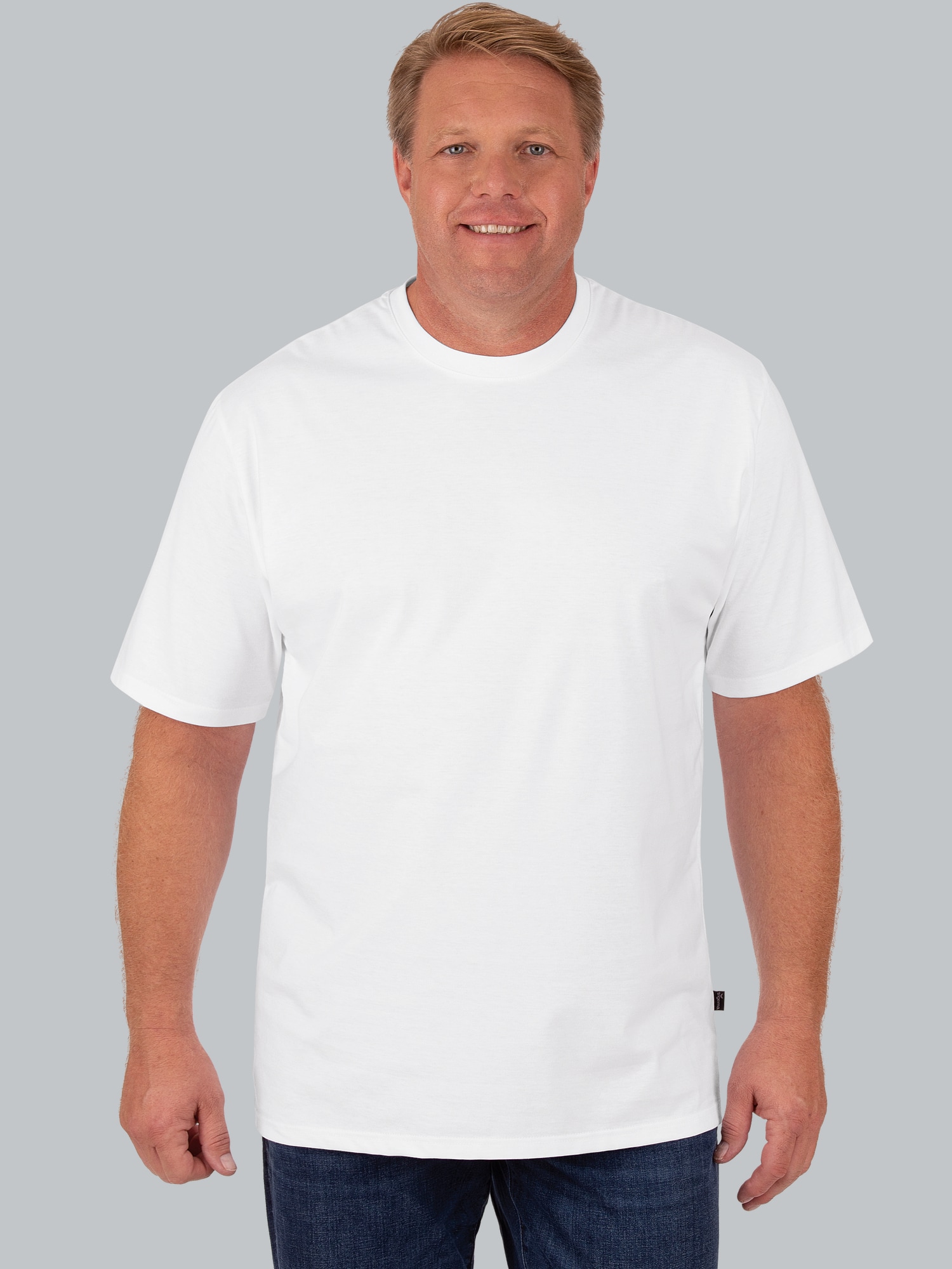 T-Shirt DELUXE Baumwolle Weiss