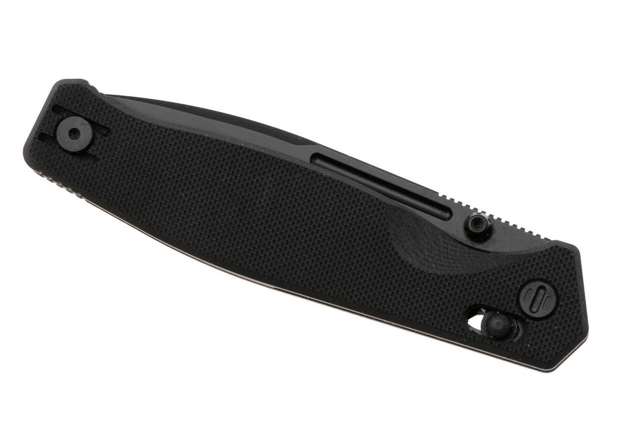 Real Steel Huginn Compact 7653BB, Black PVD VG-10, Black G10 zakmes, Ivan Braginets design