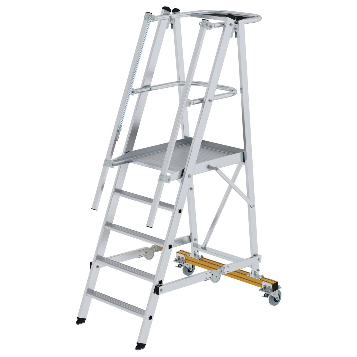 MUNK Opvouwbare platformladder, 5 treden