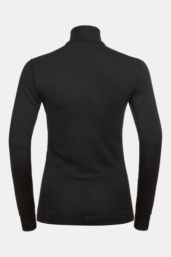 Odlo Odlo Bl Top Turtle Neck L/S Half Zip Active Warm Eco