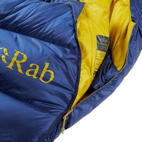 Sac de couchage RAB NEUTRINO 800 NIGHTFALL BLUE