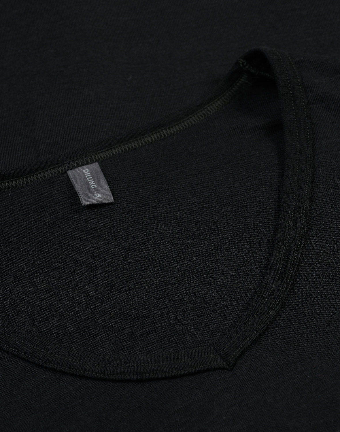 T-shirt met V-hals van merinowol/zijde voor dames